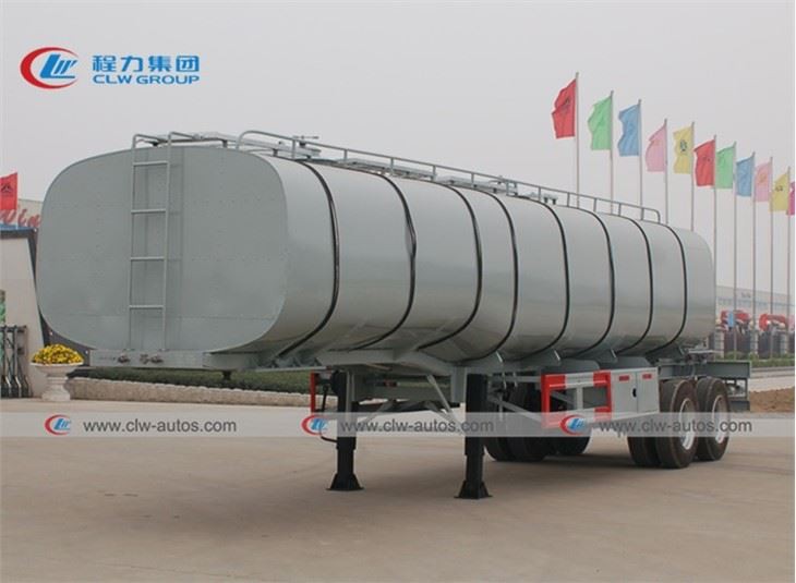 2 Axle Bitumen/Asphalt Tank Trailer With Insulation Layer And Burner