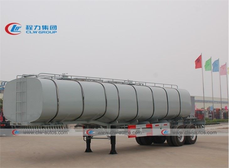 2 Axle Bitumen/Asphalt Tank Trailer With Insulation Layer And Burner