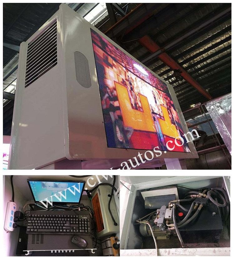 Details Photo of Mobile led advertising trailer