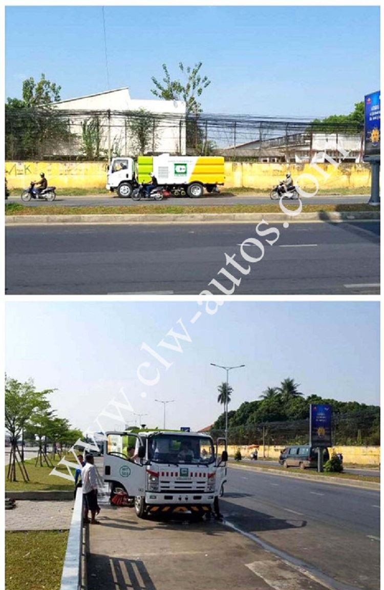 Successful Case of High pressure Road cleaning sweeper