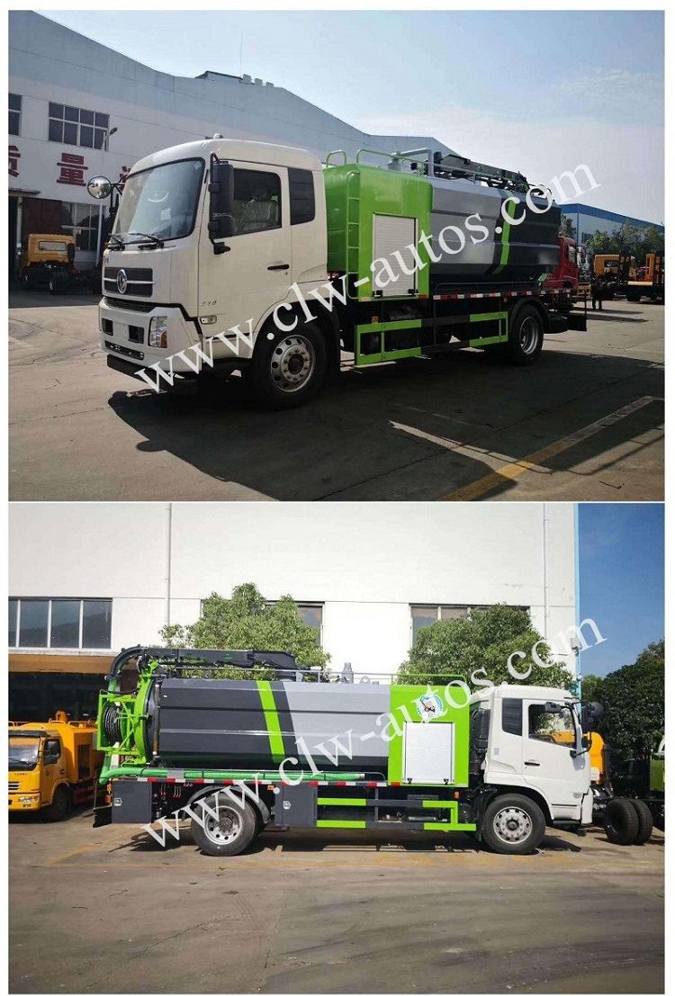 Details Photo of High pressure vacuum sewer jet truck