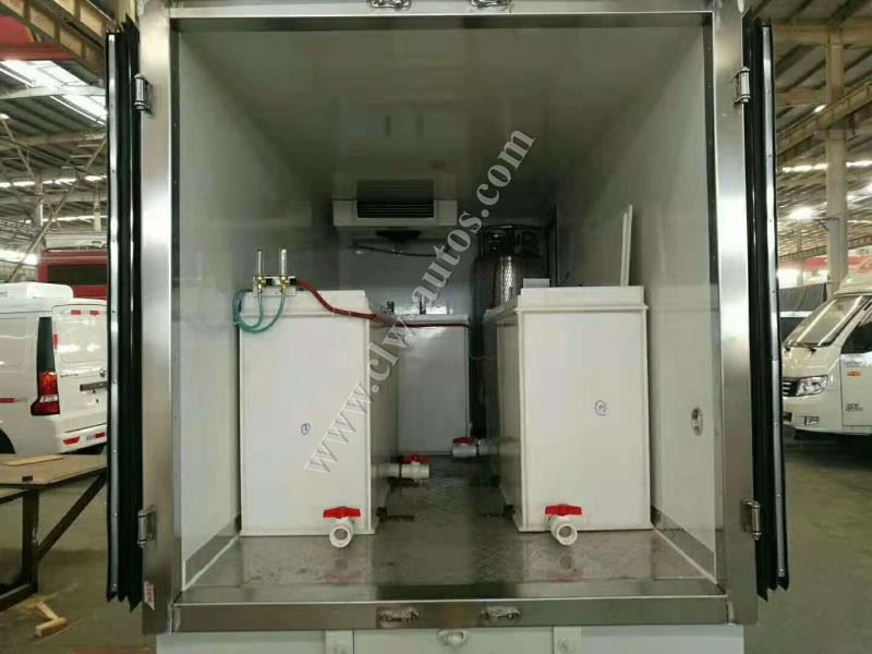fish transport van truck