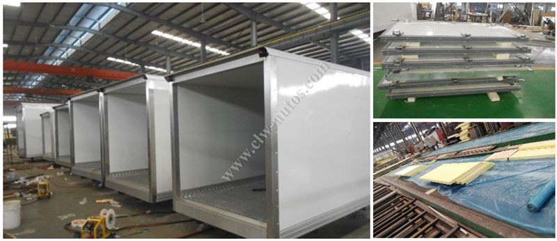 freezer container in production