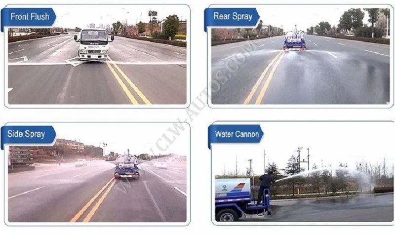 water truck working show