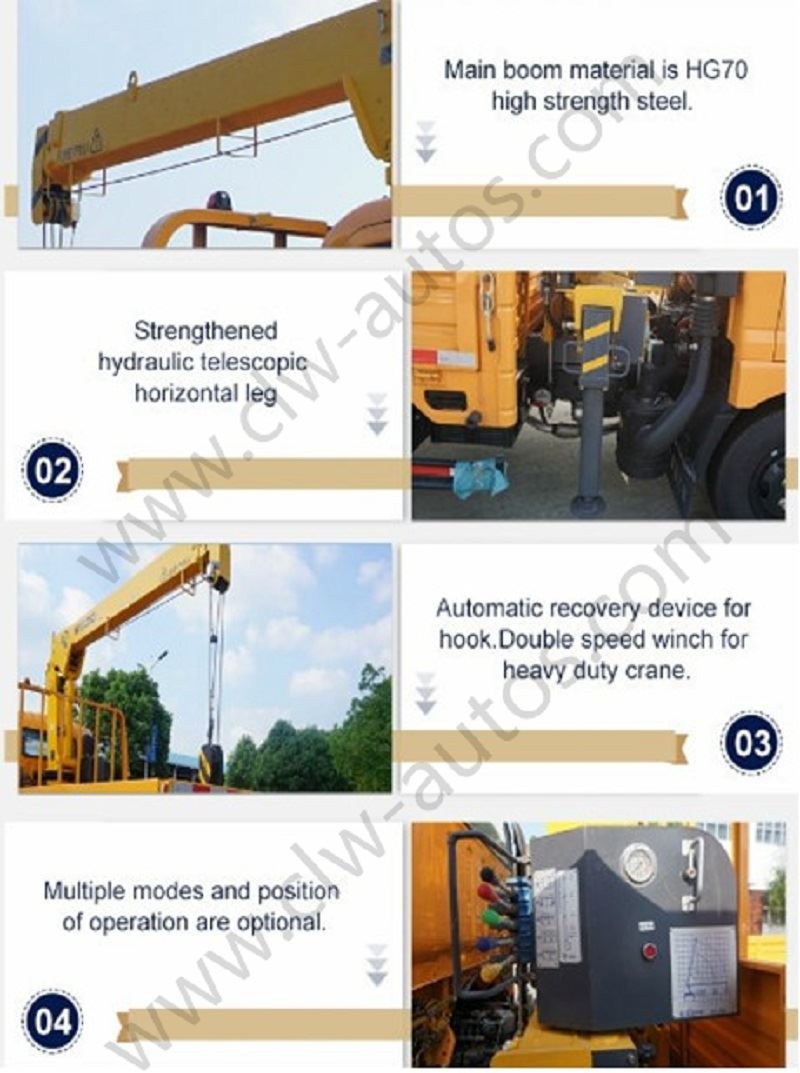 details of boom crane