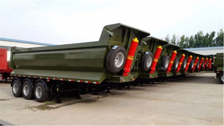 50Ton Dump Semi Trailer Delivery 1