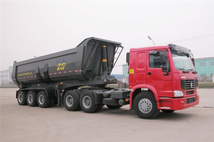 50Ton Dump Semi Trailer Delivery 2