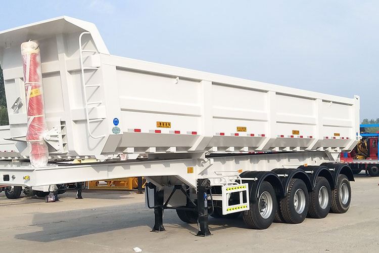 4 Axle Dump Semi Trailer Detail 1