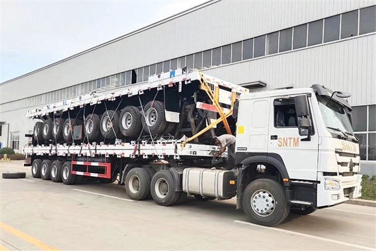 40mt Flatbed Semi Trailer Delivery 2