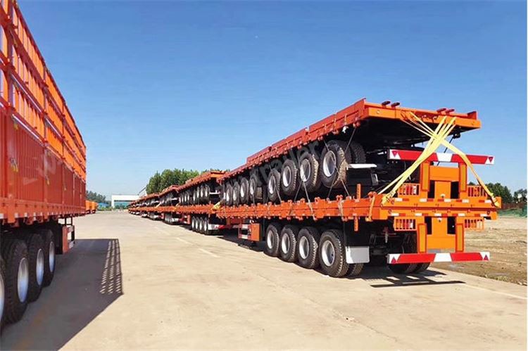 40mt Flatbed Semi Trailer Delivery 1