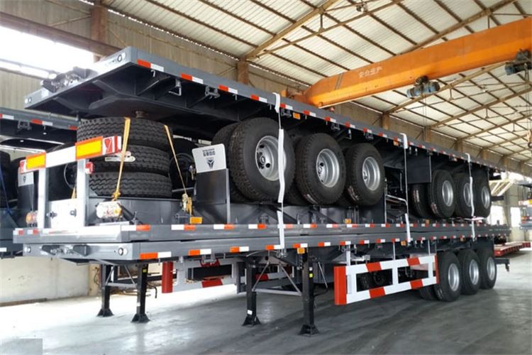 40MT Flatbed Semi Trailer 4