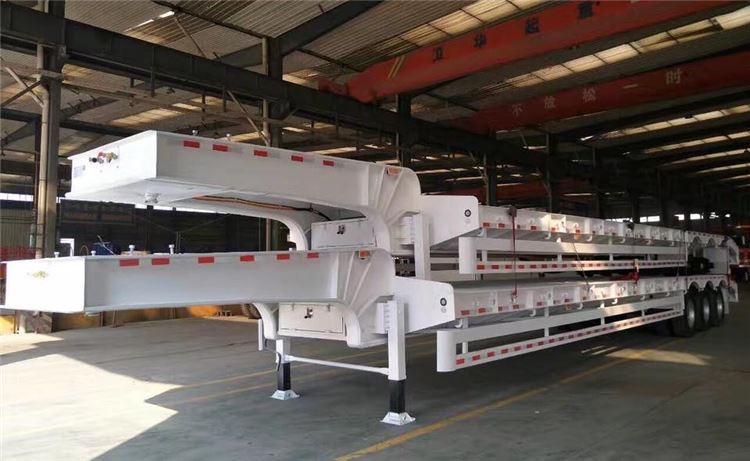 60Ton Lowbed Semi Trailer Delivery 2