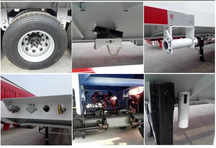 60Ton Lowbed Semi Trailer Major Parts