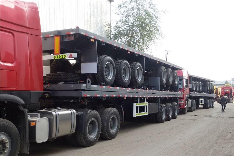 Drop Side Cargo Semi Trailer Delivery 1