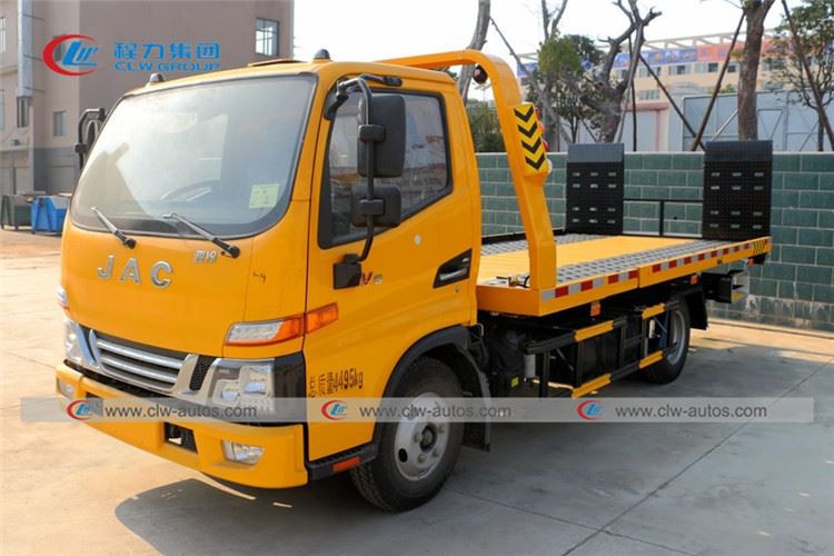 JAC flatbed wrecker towing truck02