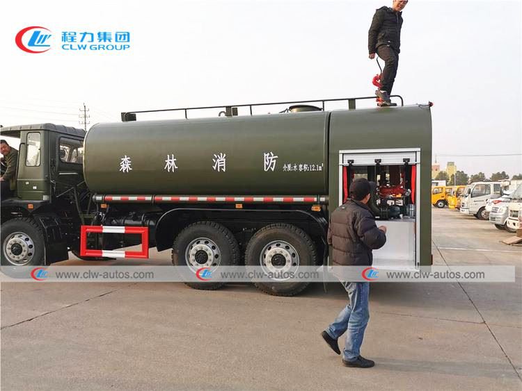 dongfeng 6X6 Fire fighting water truck 1