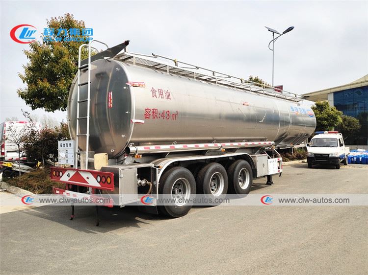 42000liters edible oil tanker truck3