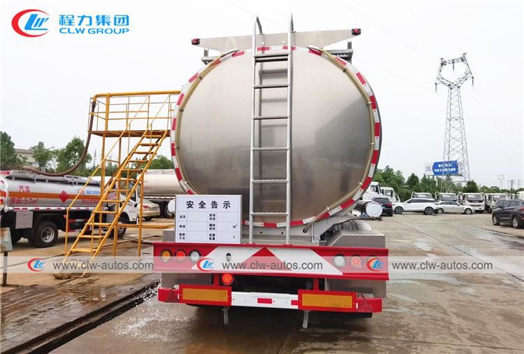 43000liters edible oil tanker trailer2