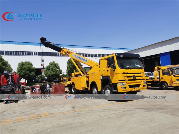 Howo 50tons towing truck1