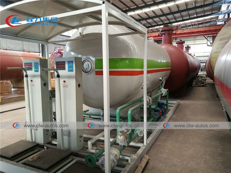 10000L Mounted LPG Cylinder Filling Gas Plant 1-3