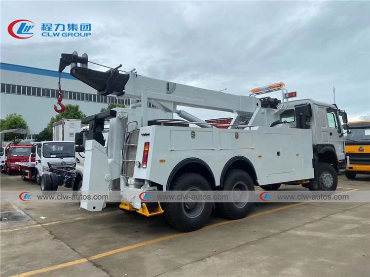 off road howo 10tons recovery truck9