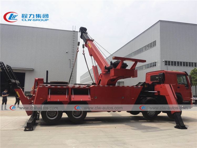 heavy duty howo 50tons towing truck3