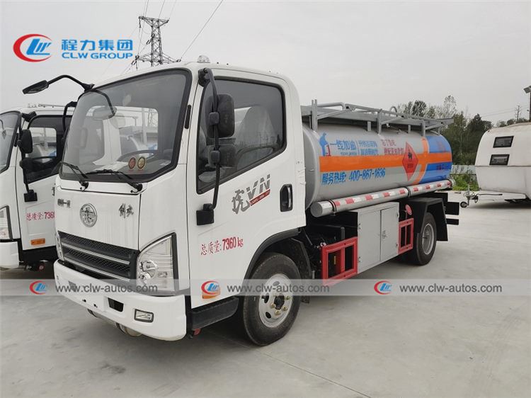FAW 5000liters 5tons fuel refueller 6