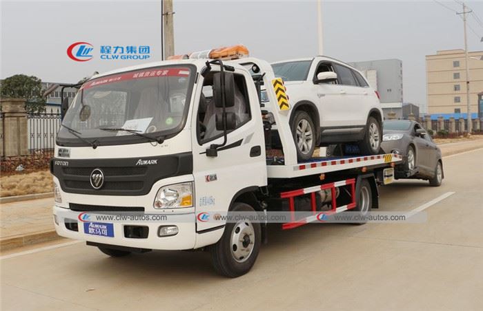 FOTON Flatbed wrecker towing trucks01