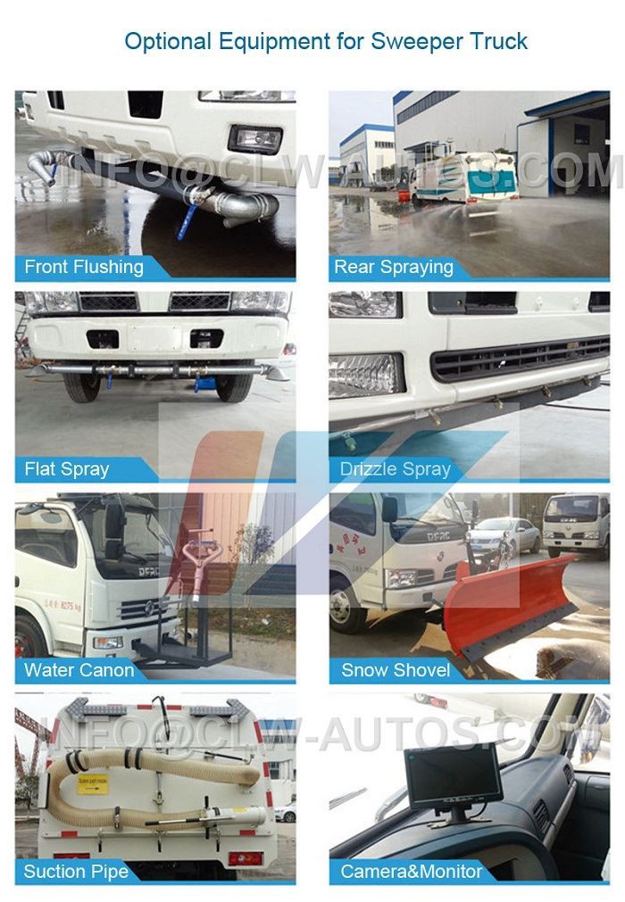 optional part for sweeper truck