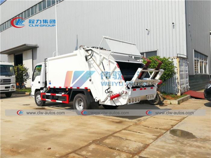ISUZU 5tons Compactor garbage truck02