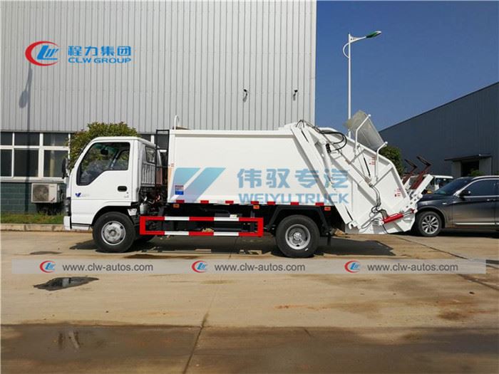 ISUZU 5tons Compactor garbage truck03