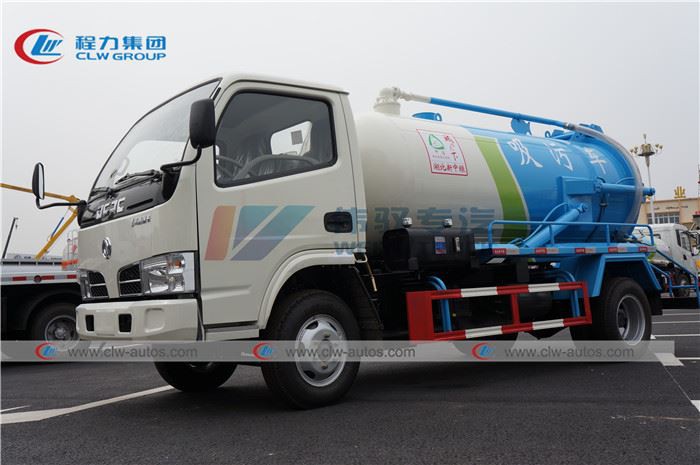 Dongfeng 6000Liters Sewage suction truck  (1)