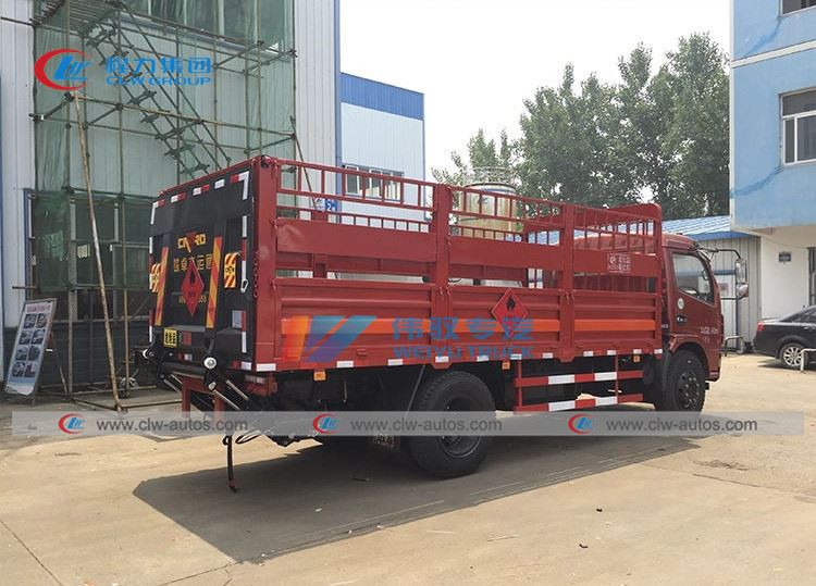 Cylinder Delivery Truck with Hydraulic Lifting Platform