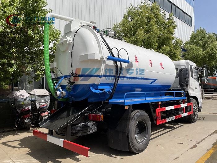 Dongfeng 8000Liters sewage vacuum truck Dongfeng 8000Liters sewage vacuum truck