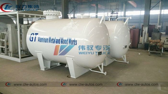 2.5tons lpg plant tank