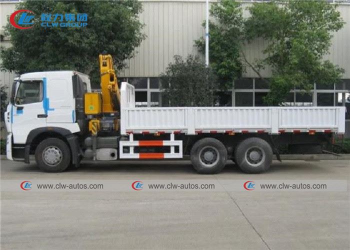 Sinotruk howo truck mounted crane