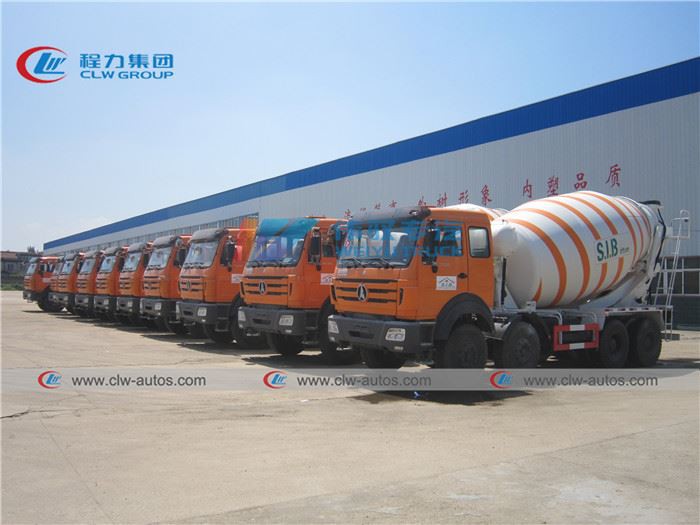 8X4 Beiben 16CBM Concrete Mixer Truck (2)