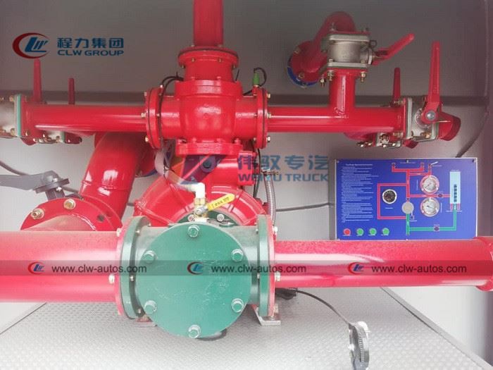 rescue fire water tank truck