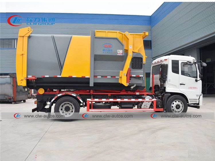 Hook Lift Garbage Compactor Truck