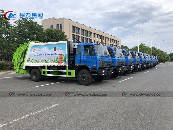 dongfeng compactor garbage truck