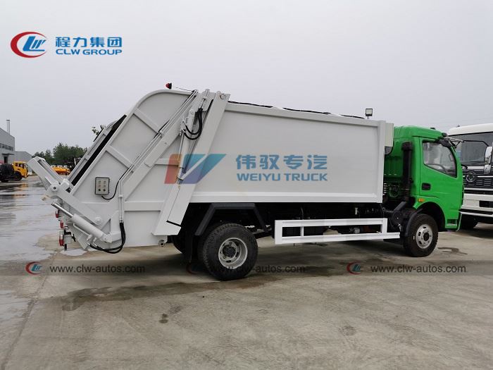 garbage compactor truck