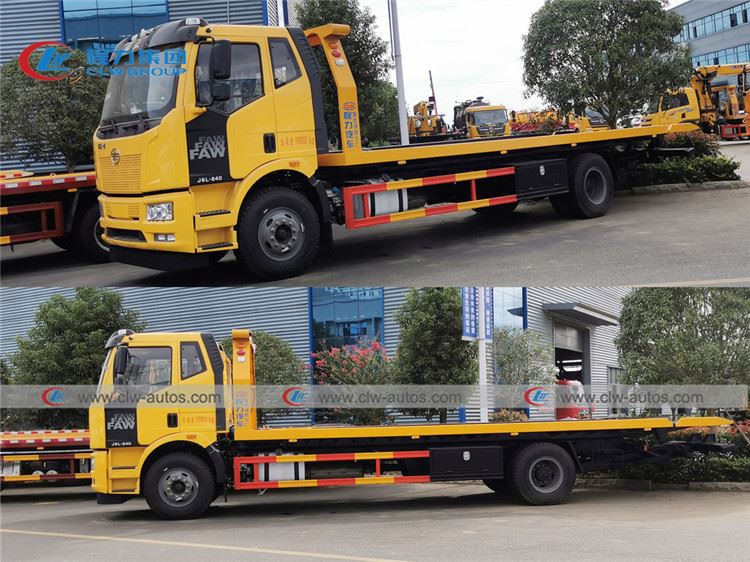 FAW J6L 10Ton Flatbed Wrecker Truck