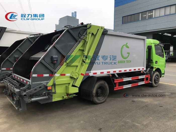garbage delivery truck