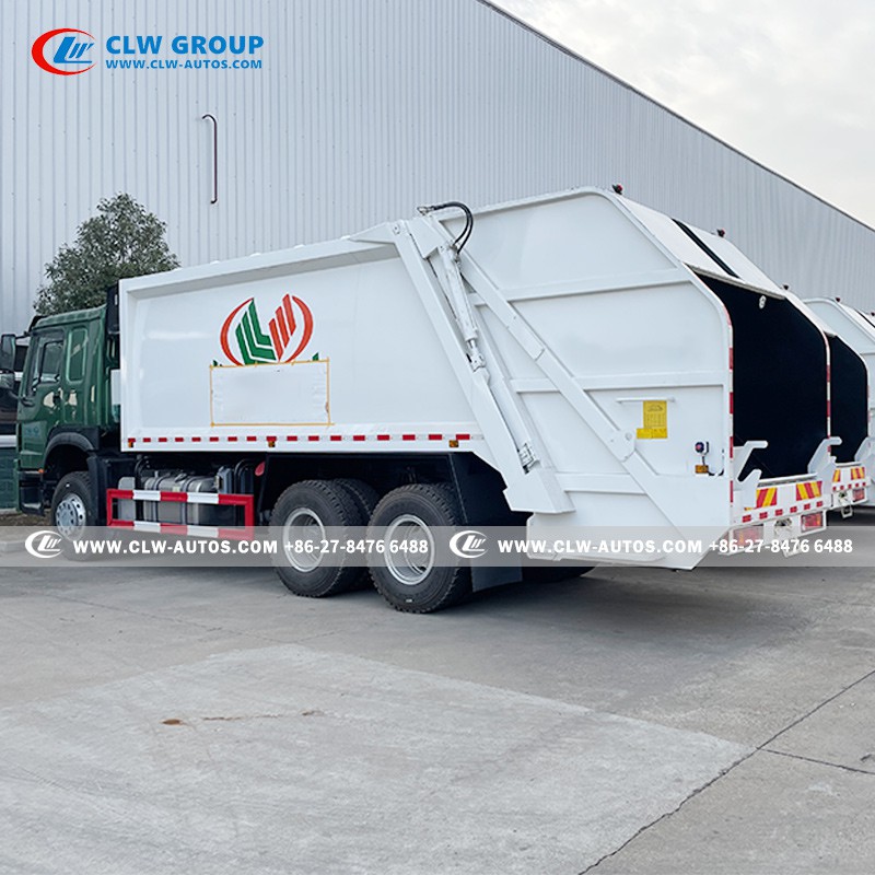Angola Garbage Compactor truck Howo 20m3 (1)