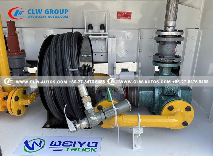 15 meters LPG Reel Hose and REGO adapter 