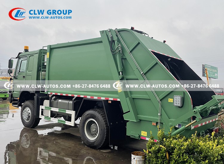 Off Road 10cbm Garbage Compactor Truck 1 2