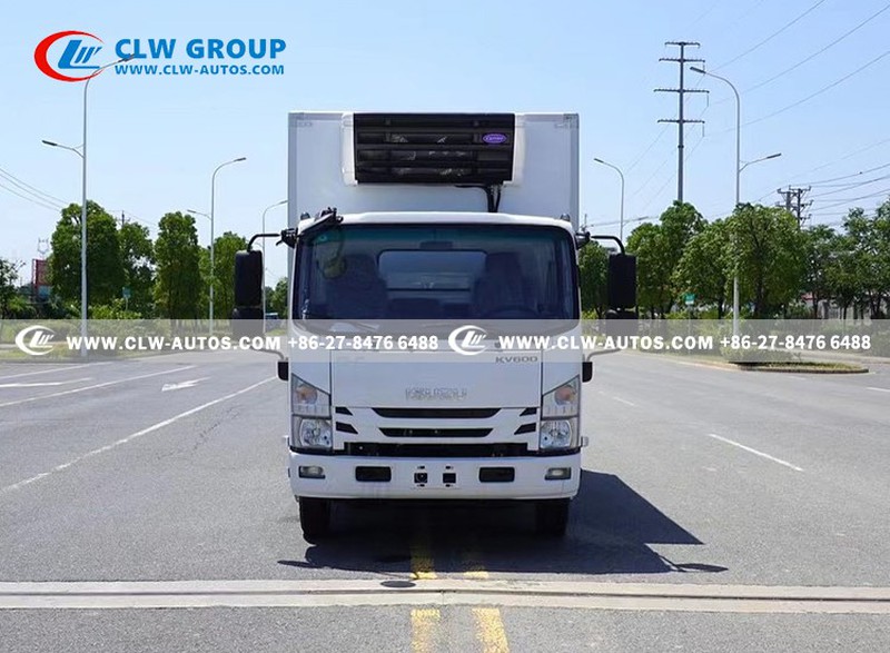 ISUZU 10cbm Refrigerated Van Truck With Hydraulic Tailplate 9