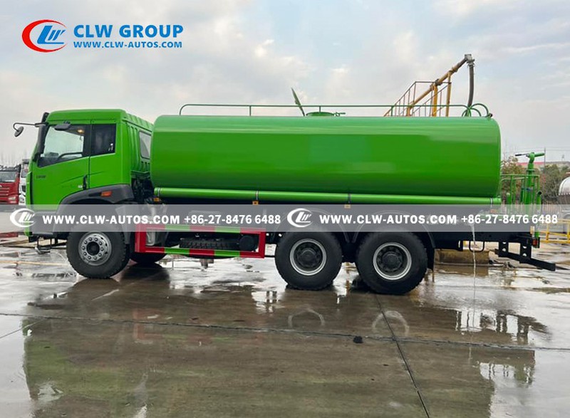 FAW RHD 6X4 380HP 25tons 25cbm Water Spraying Truck For SaleExport 5