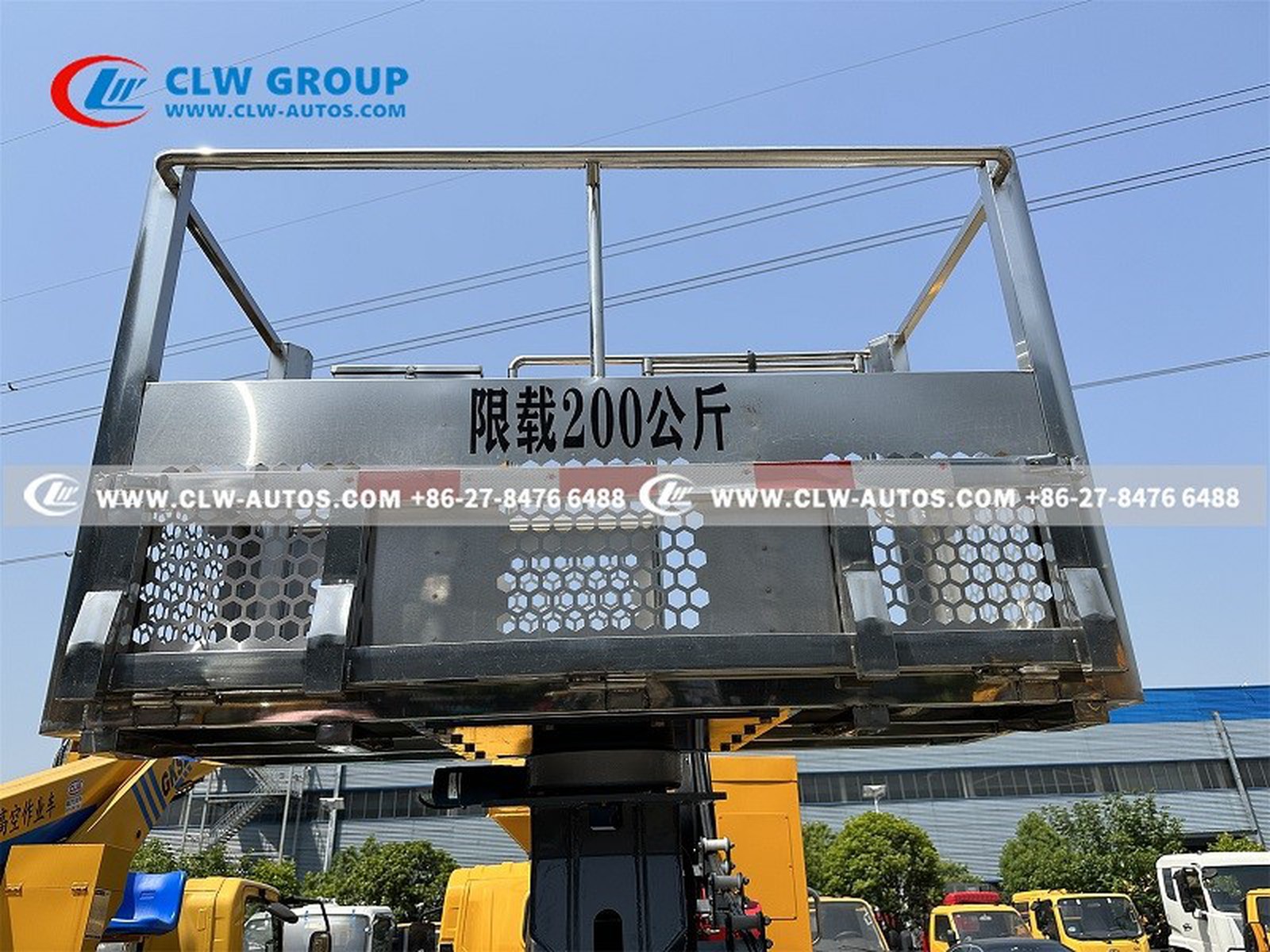 Aerial platform truck details05