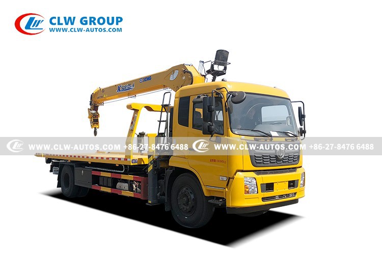 DONGFENG 10TONS TOW TRUCK WITH CRANE